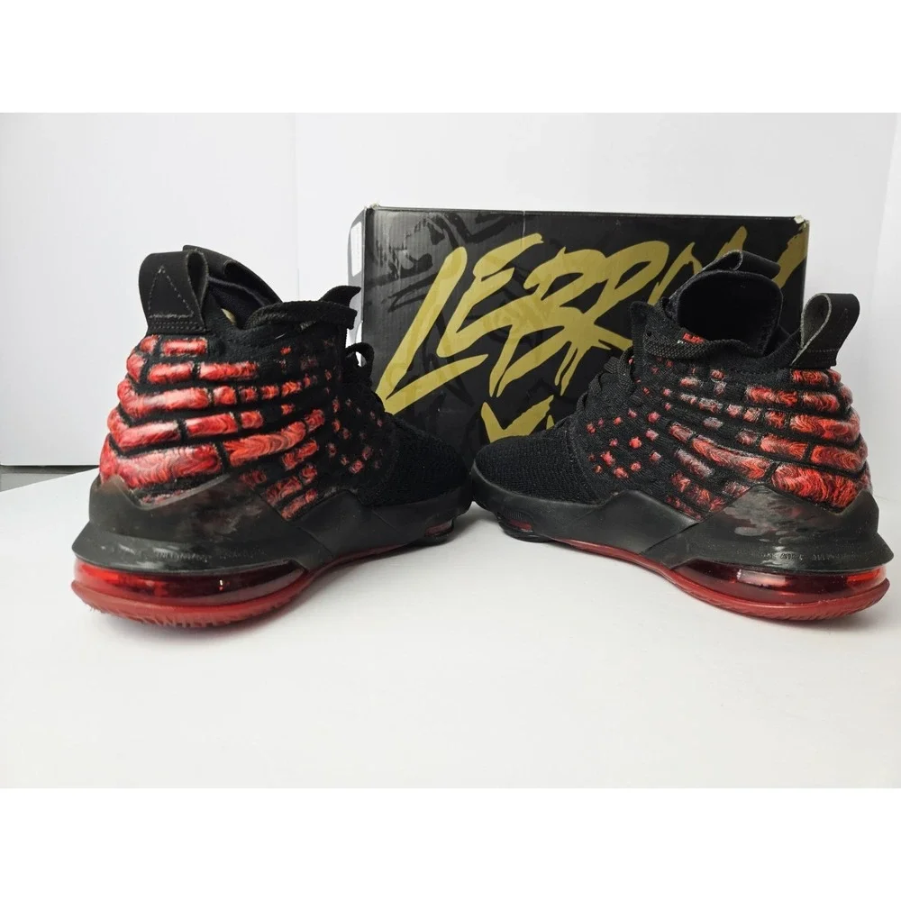 Nike Lebron XVII‎ GS  6 youth black red